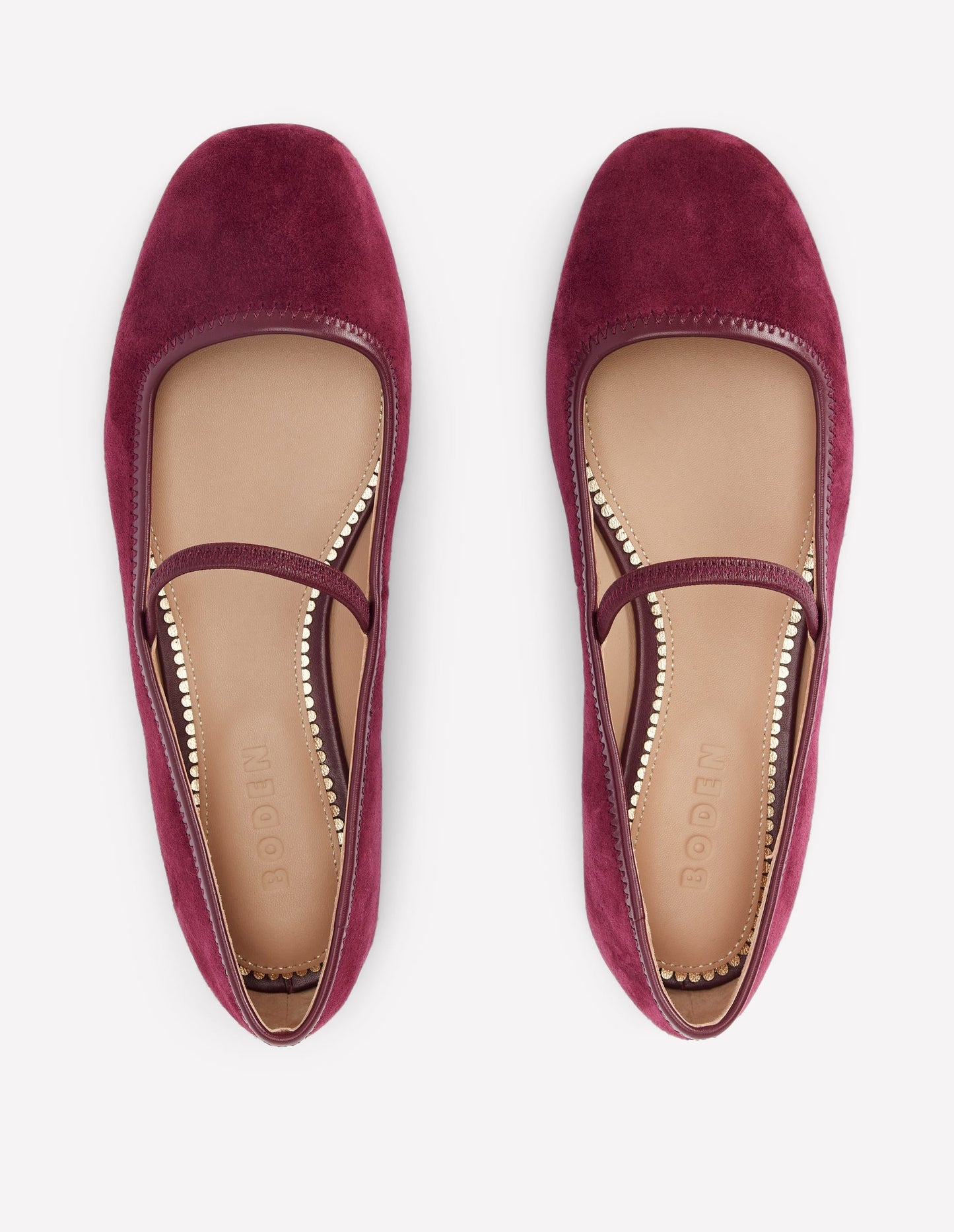 Thea Mary Jane Ballet Flats-Oxblood