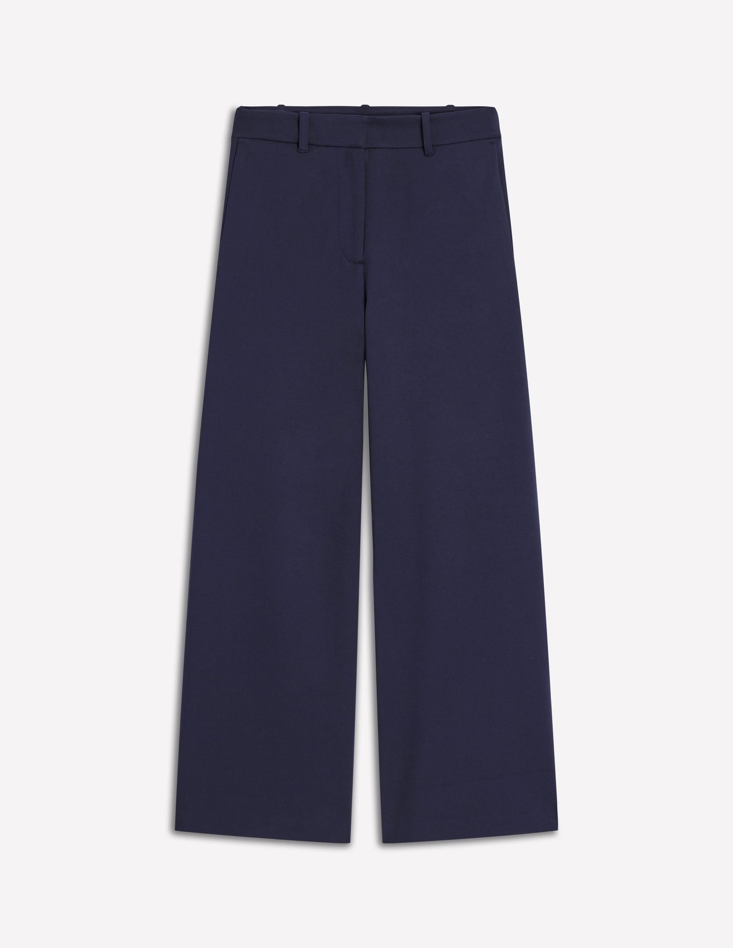 Belgravia Ponte Crop Pants-Navy