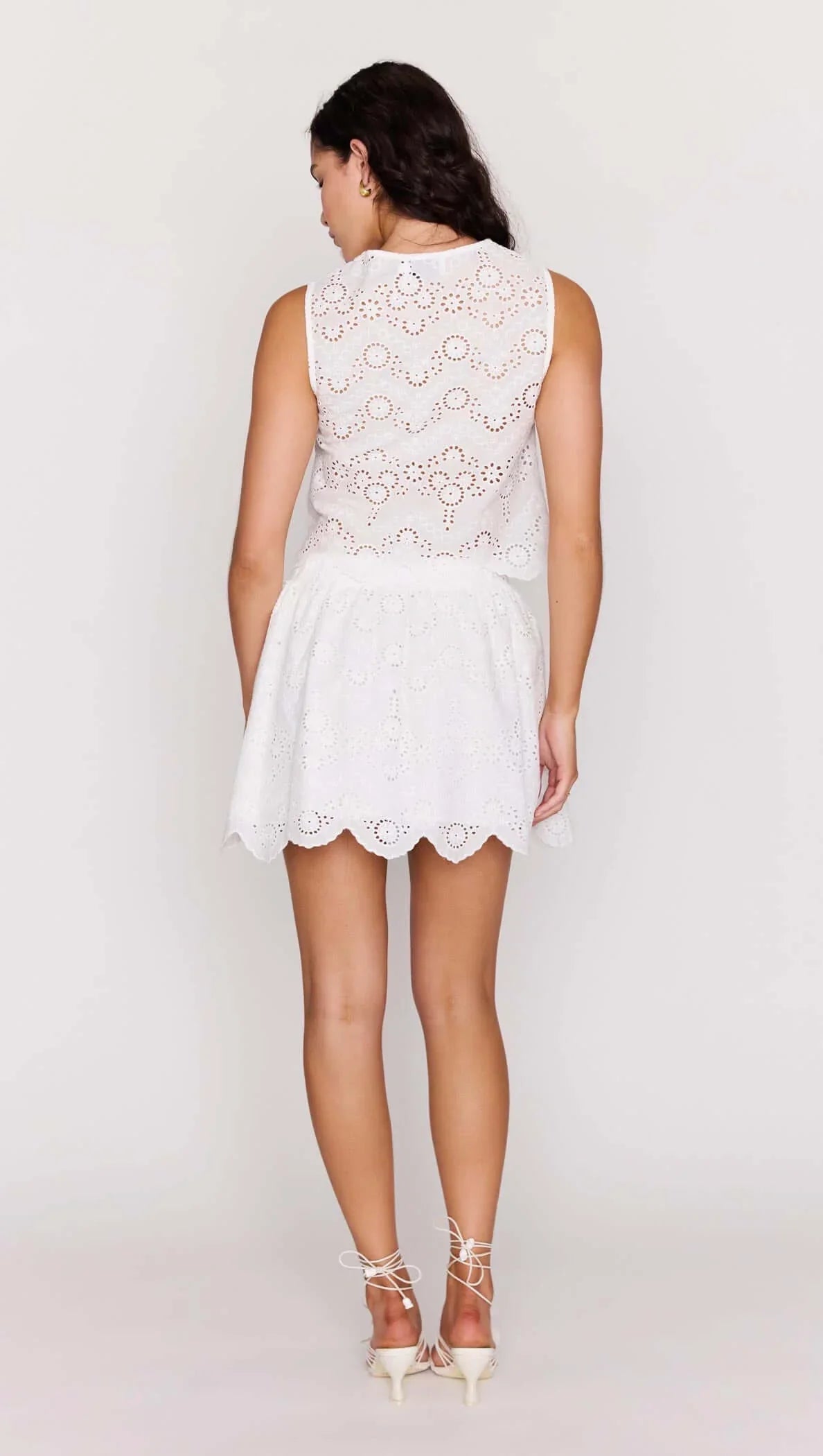 Tahlia Broidery Mini Skirt