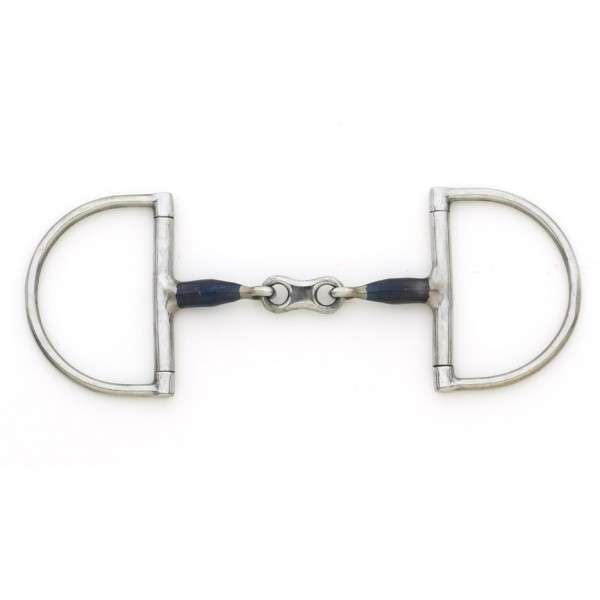 blue alloy french link hunter dee bit