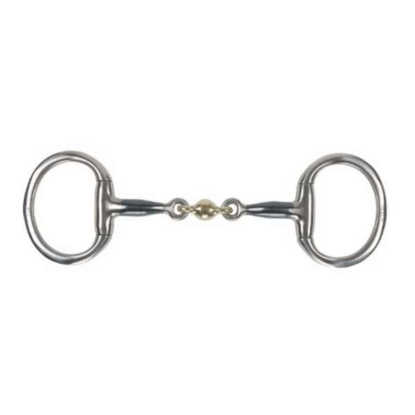 Blue Alloy Eggbutt Brass Lozenge Bit