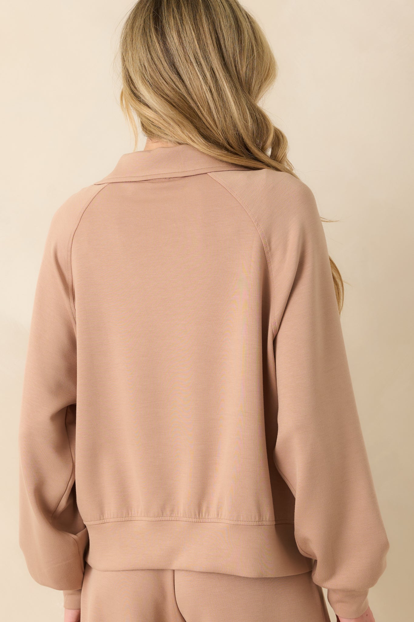 Running Errands Tan Zip Up Jacket