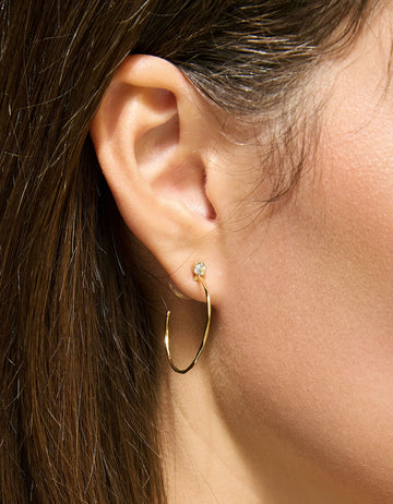 Splash Ultrathin Hoop Earrings