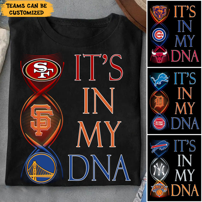 Three Teams DNA Shirt - Customized Shirt V2 (Clt)