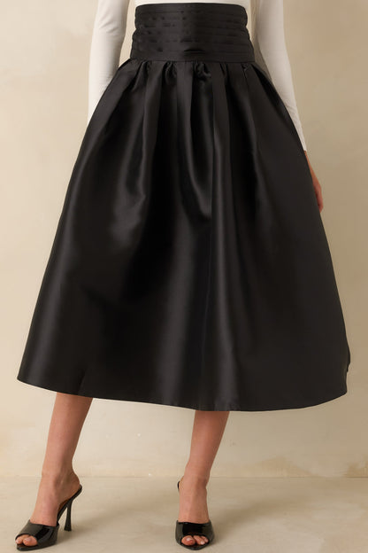 Prosperina Ines Black Maxi Skirt