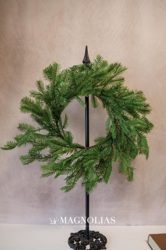 20" Winter Greens Pine Wreath