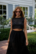 Olga Eyelet Top