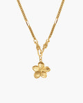 Deco Clasp Chain Necklace in Gold