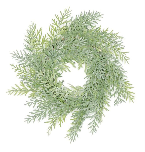 24" sage grevillea wreath for farmhouse home decor from Magnolias Home Decor