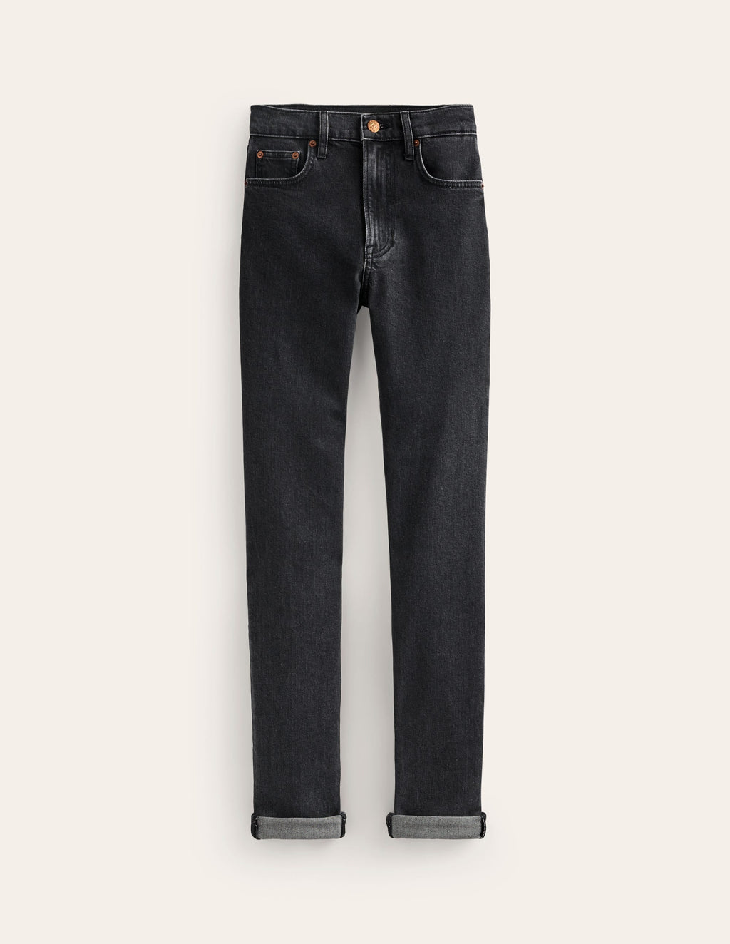 Girlfriend Jeans-Washed Black