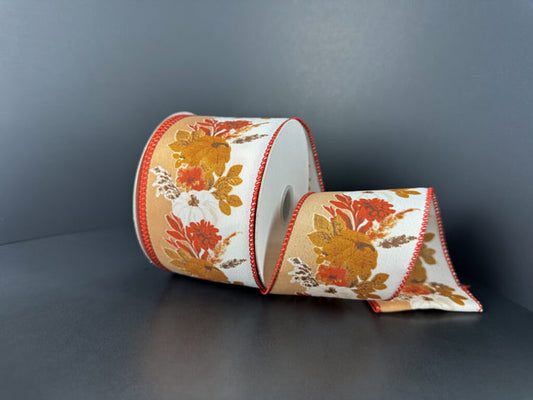 2.5" Ivory Skies  Ribbon Bolt