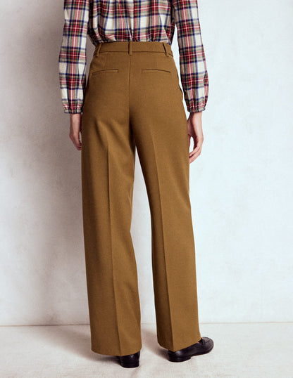 Belgravia Tailored Pants-Tobacco
