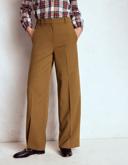 Belgravia Tailored Pants-Tobacco