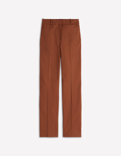 Canonbury Cotton Pants-Russet