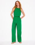 Clarissa Jumpsuit-Rich Emerald