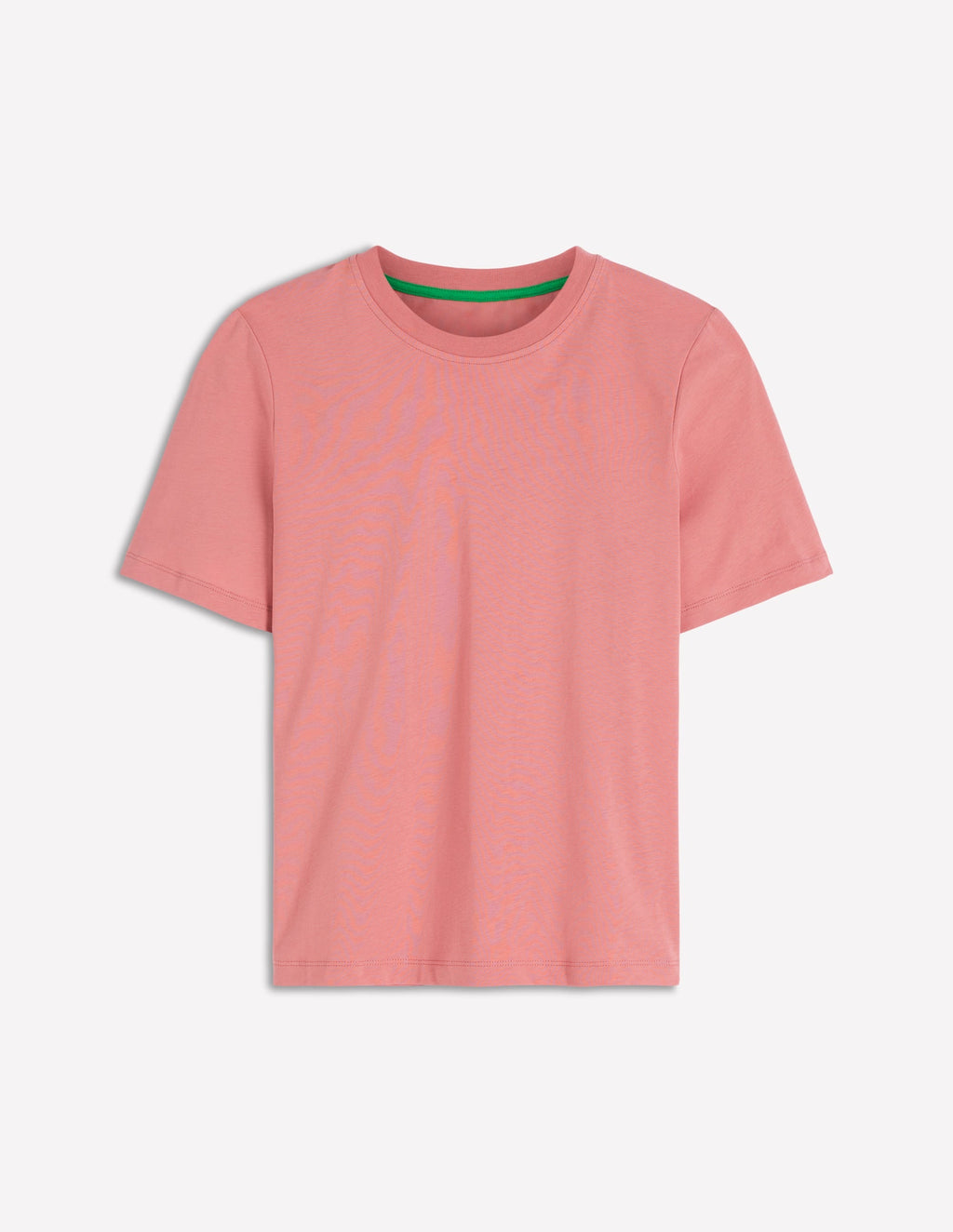 Cotton Crew Neck T-shirt-Vintage Rose
