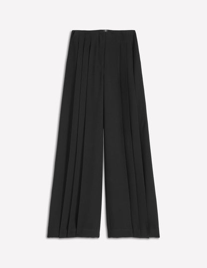 Regent Wide Leg Pants-Black