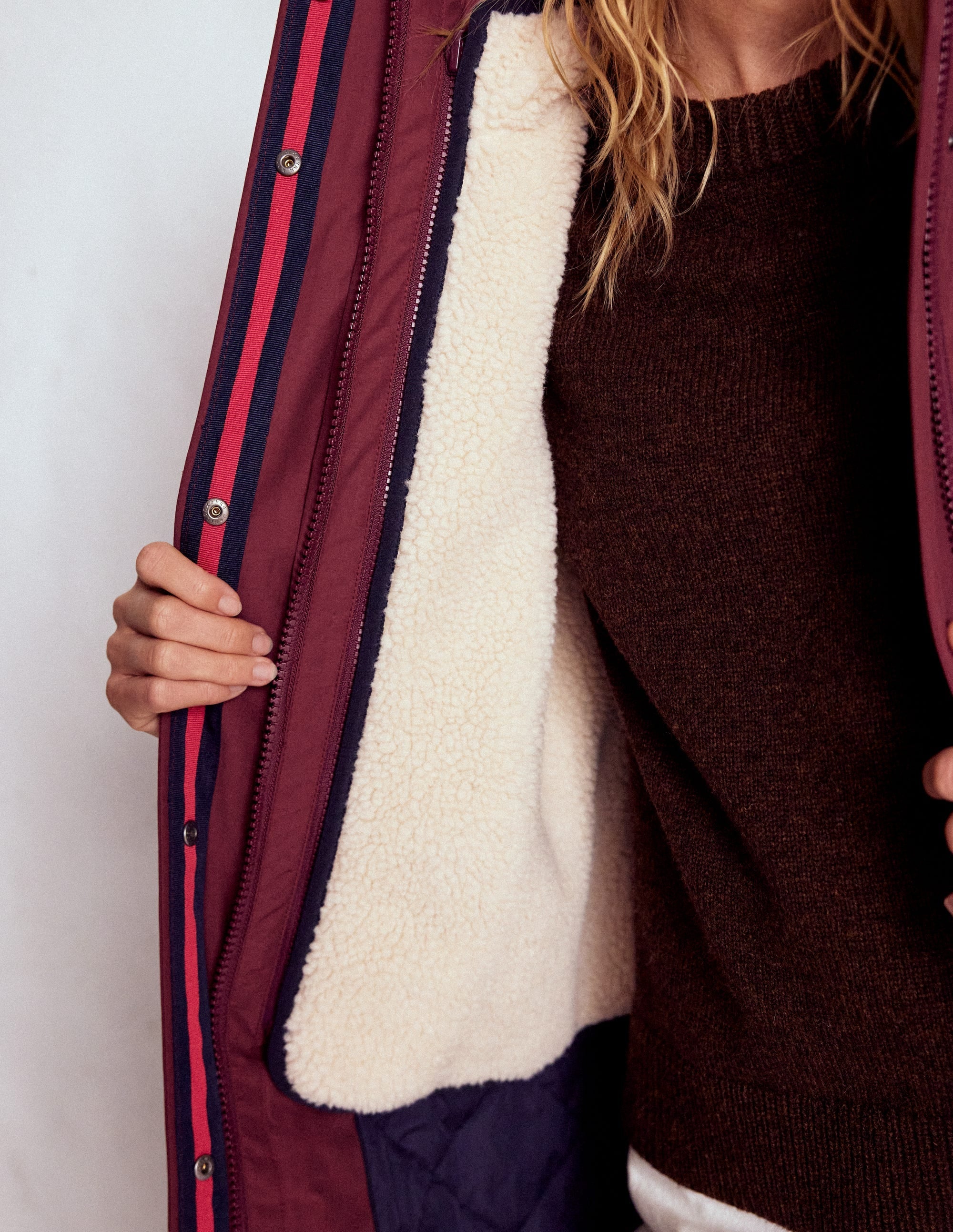 4-In-1 Hooded Parka-Chestnut