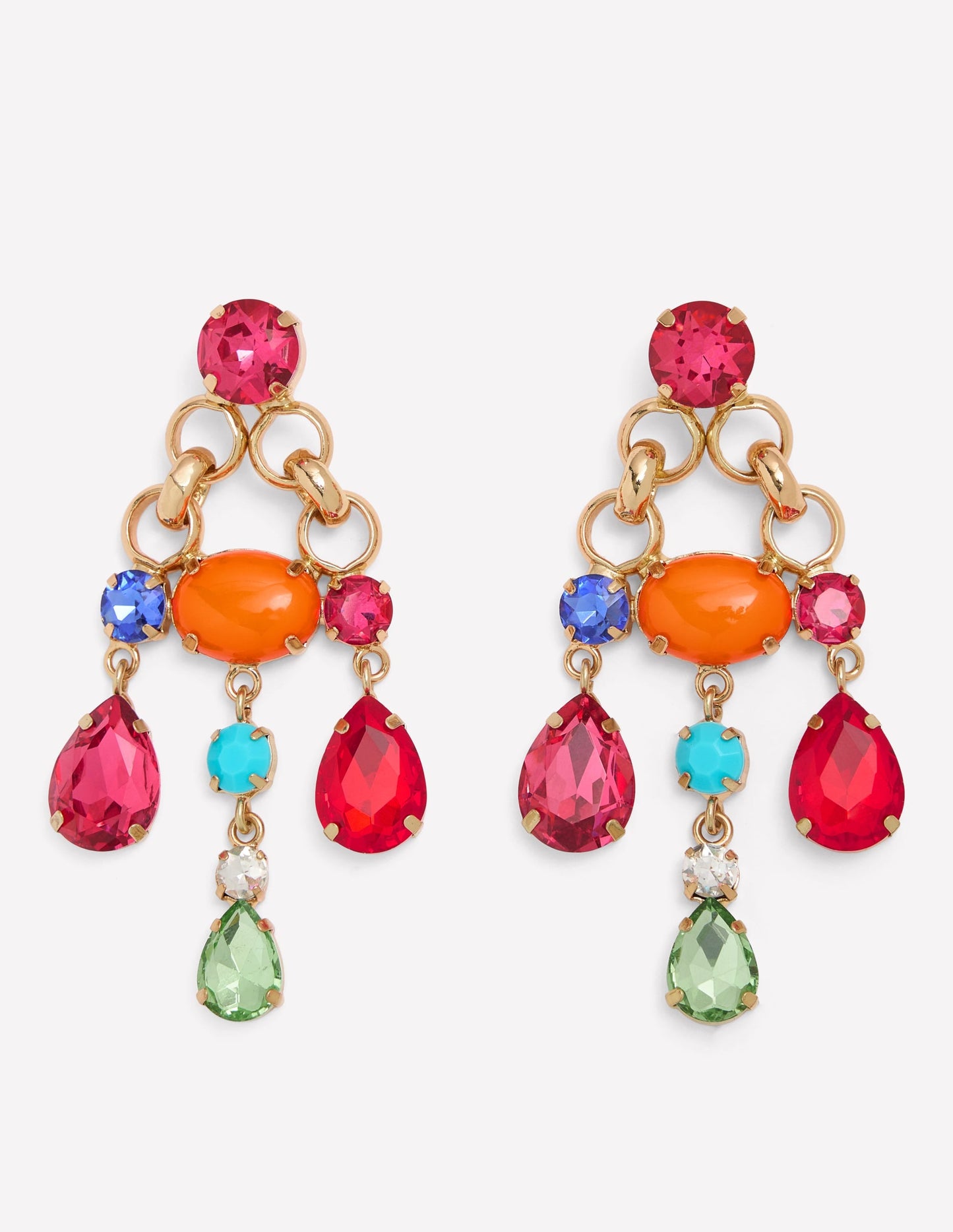 Mega Jewel Earrings-Multi