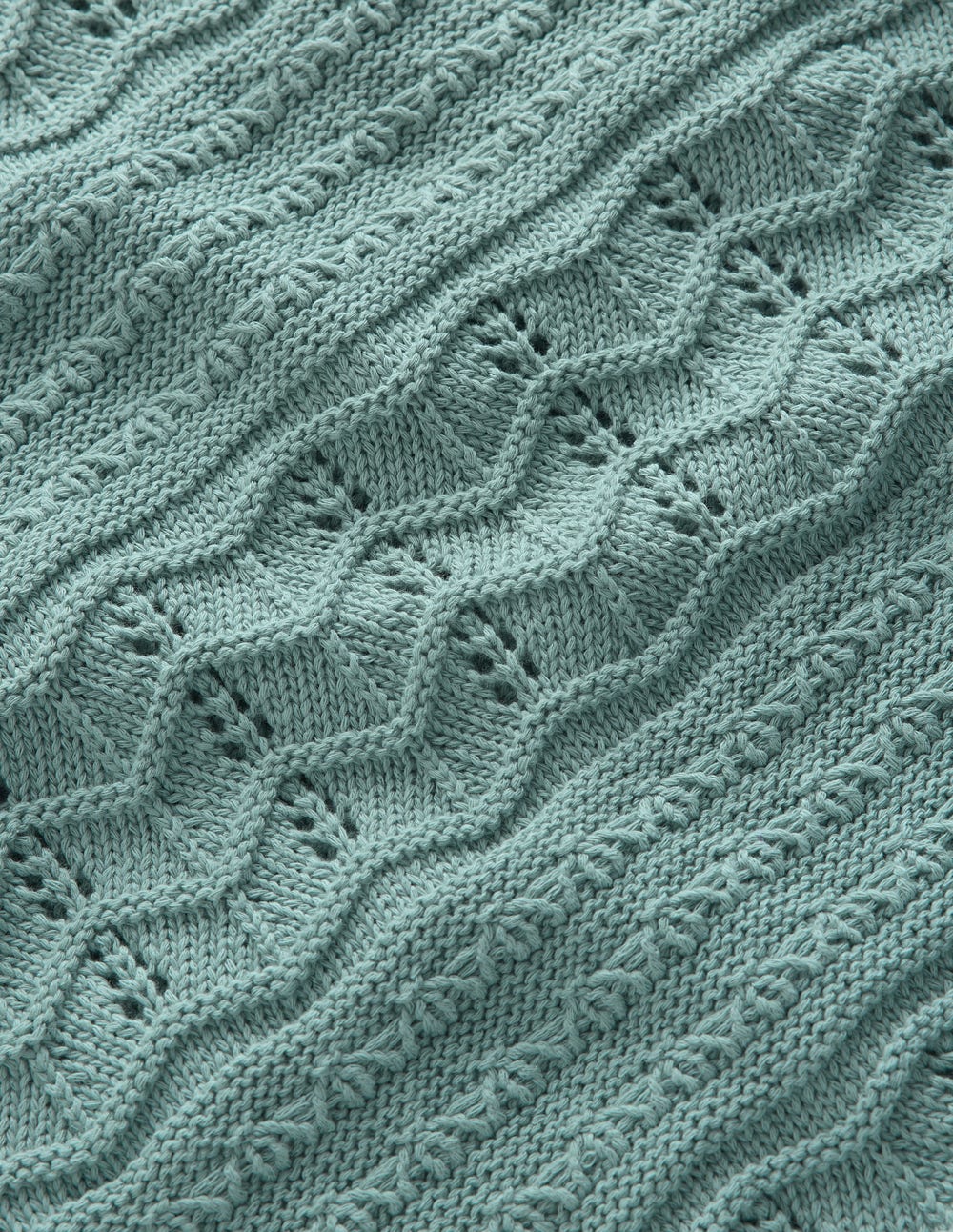 Monica Knitted T-Shirt-Blue