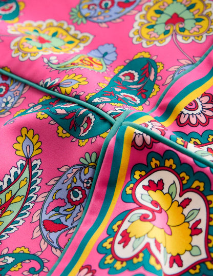 Rhodes Cup Sized Swimsuit-Sangria Sunset, Paisley