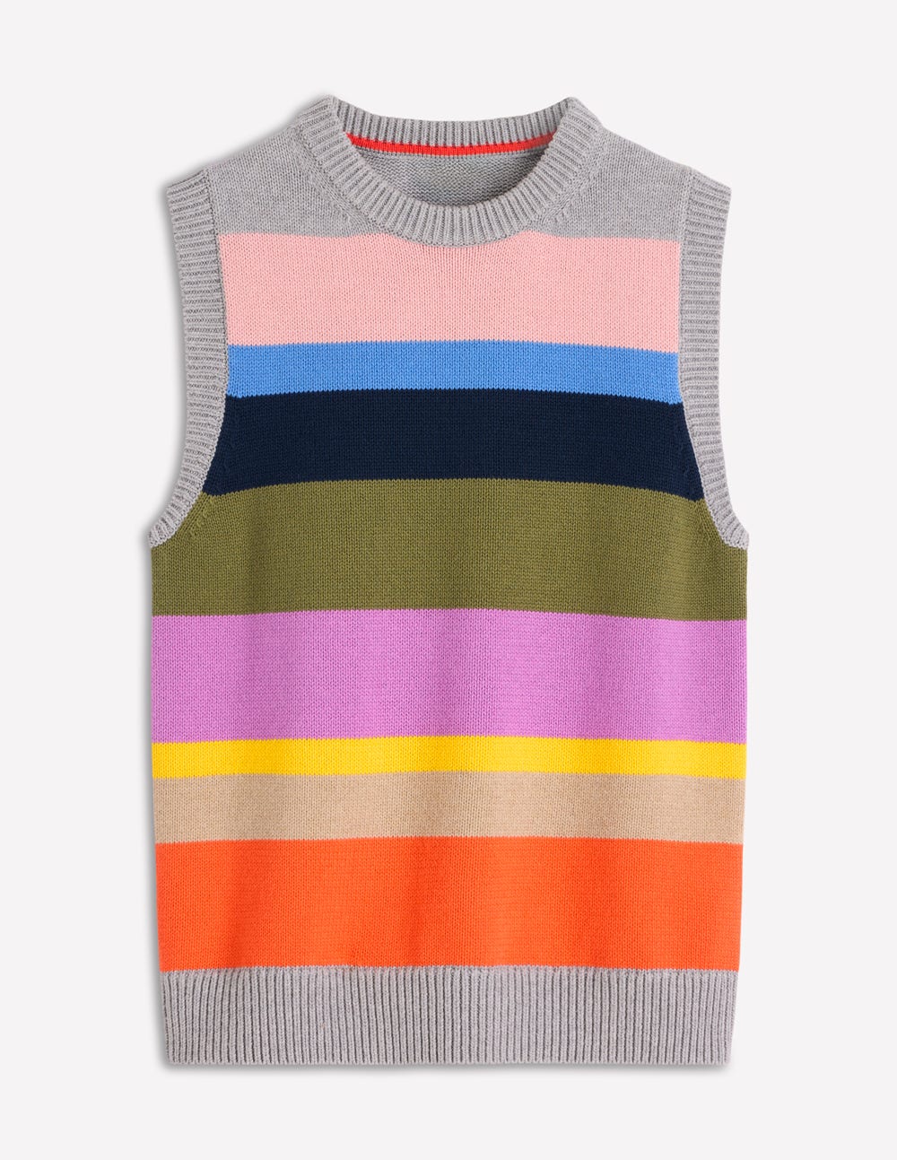 Lucy Cotton Vest-Multi, Rainbow
