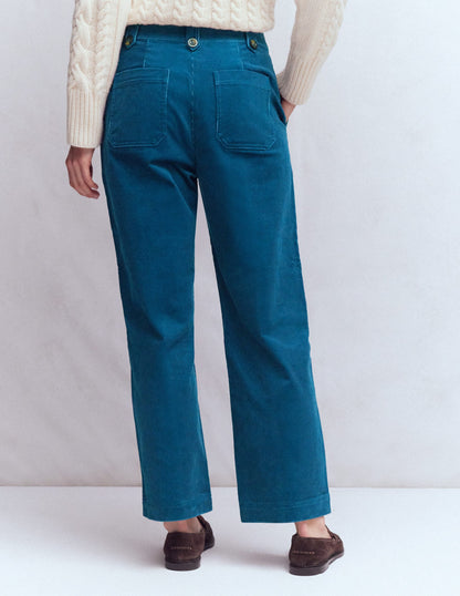 Pimlico Cord Pants-Indigo Blue
