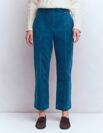 Pimlico Cord Pants-Indigo Blue