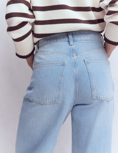 Mid Rise Relaxed Leg Jeans-Authentic Vintage