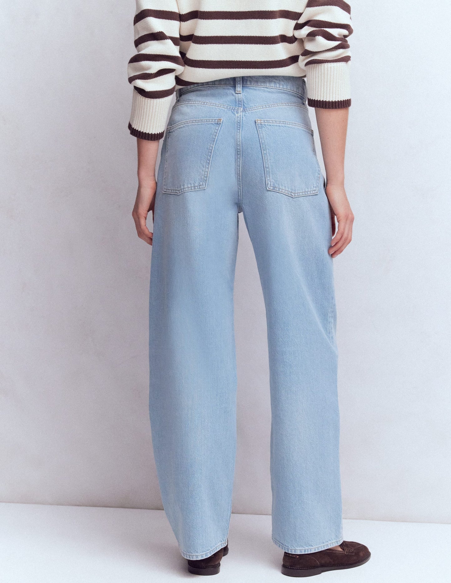 Mid Rise Relaxed Leg Jeans-Authentic Vintage