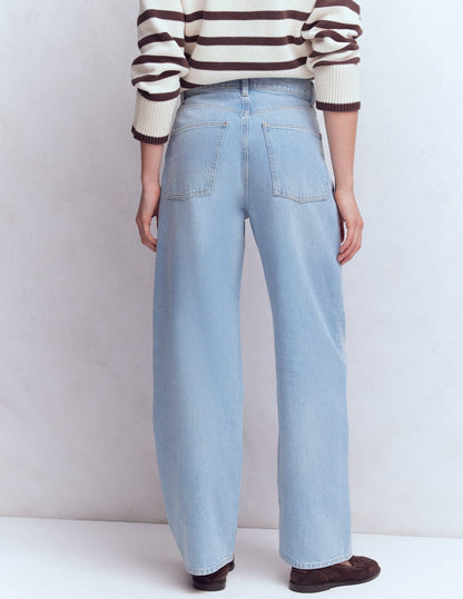 Mid Rise Relaxed Leg Jeans-Authentic Vintage