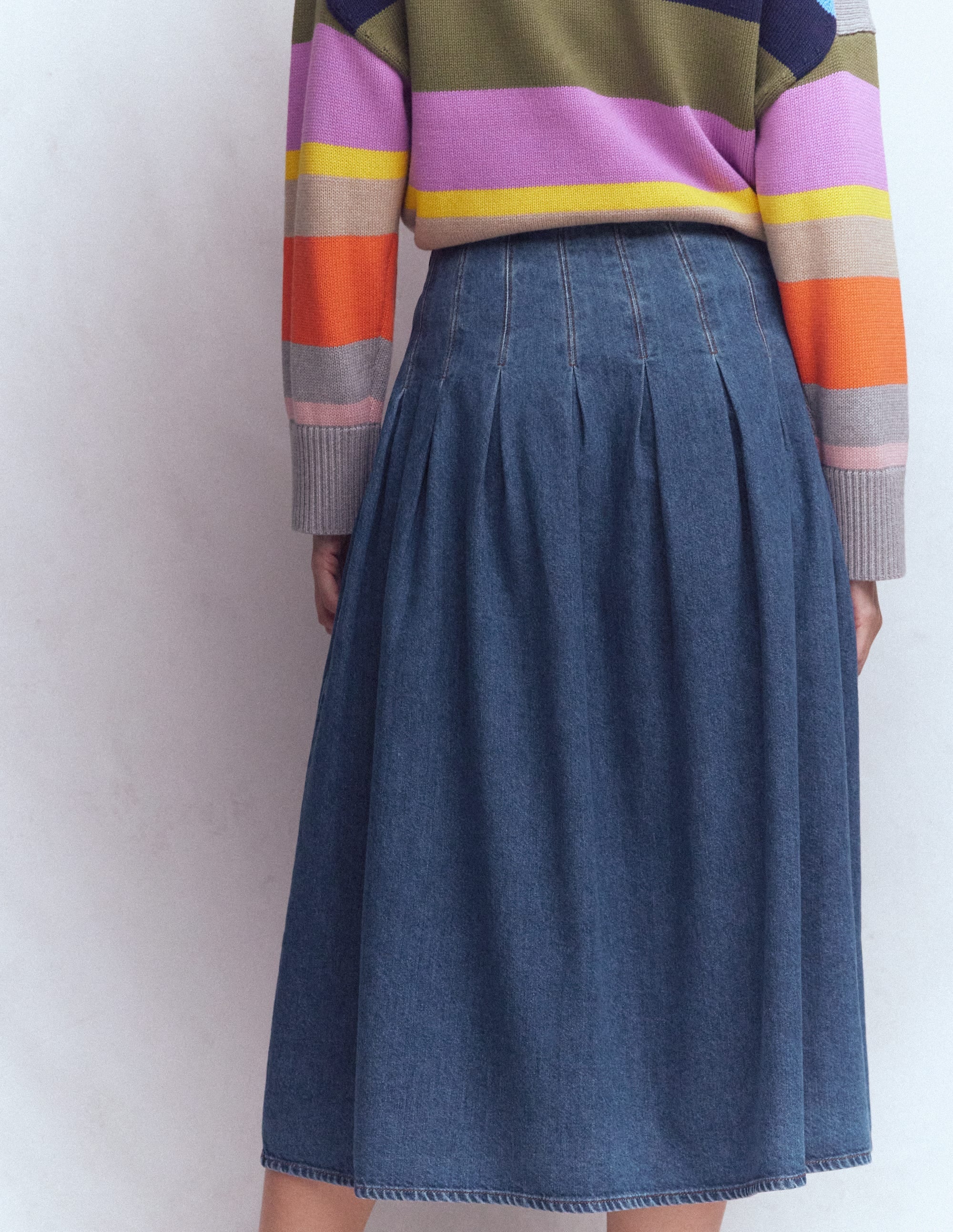 Valentina Denim Skirt-Mid Vintage