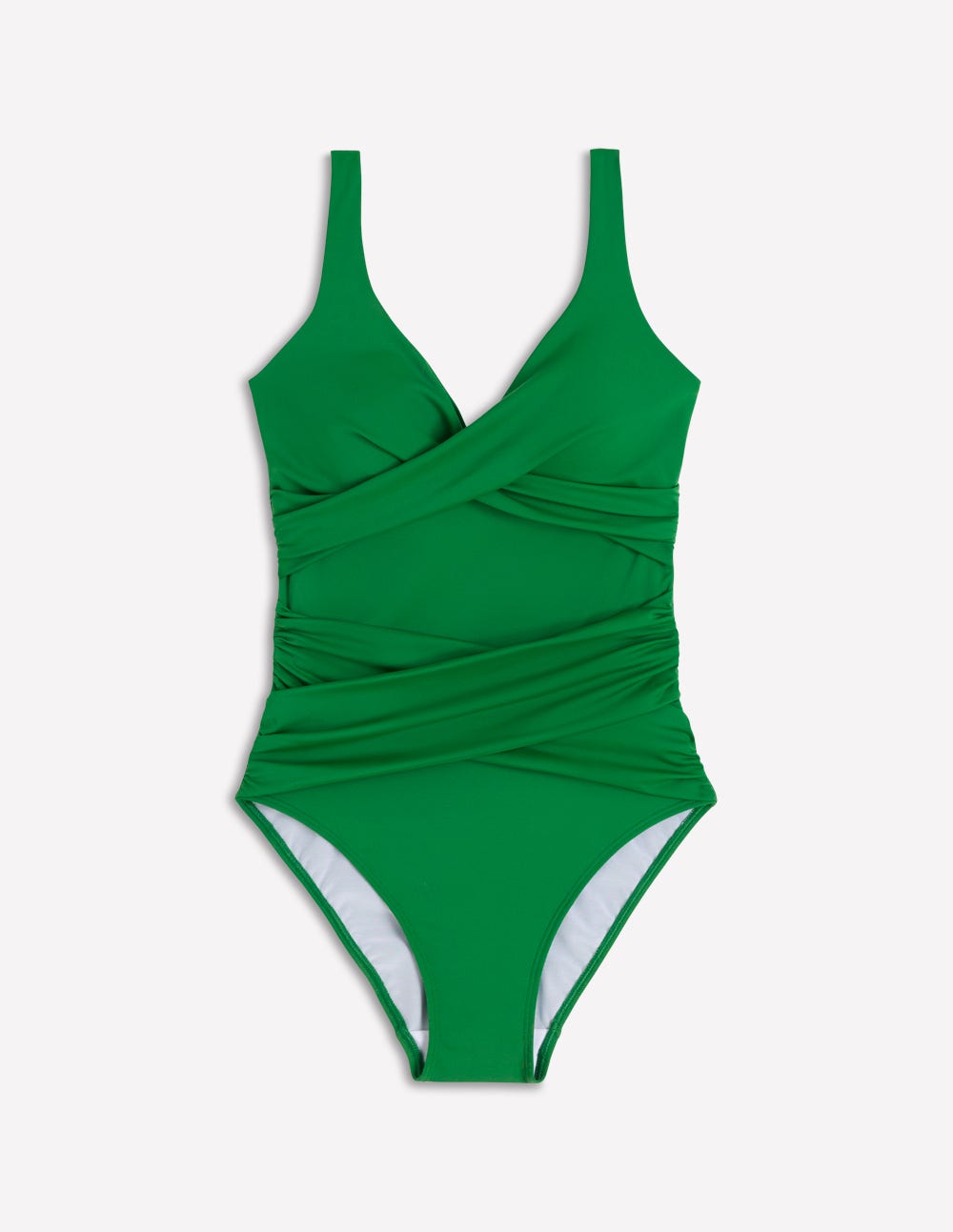 Cannes Cross Wrap Swimsuit-Verde