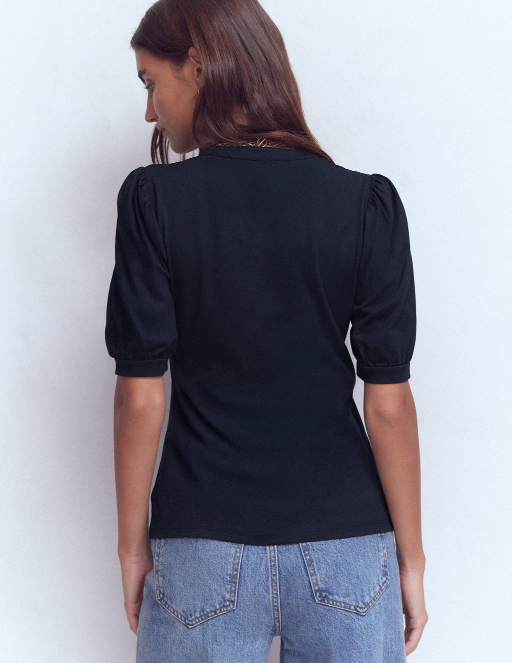 Supersoft Short Sleeve Henley-Navy