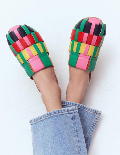 Loretta Multi Strap Clog-Multi