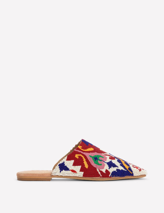 Mule Slipper Loafer-Multi Bead