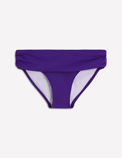 Classic Fold Bikini Bottoms-Cobalt Blue