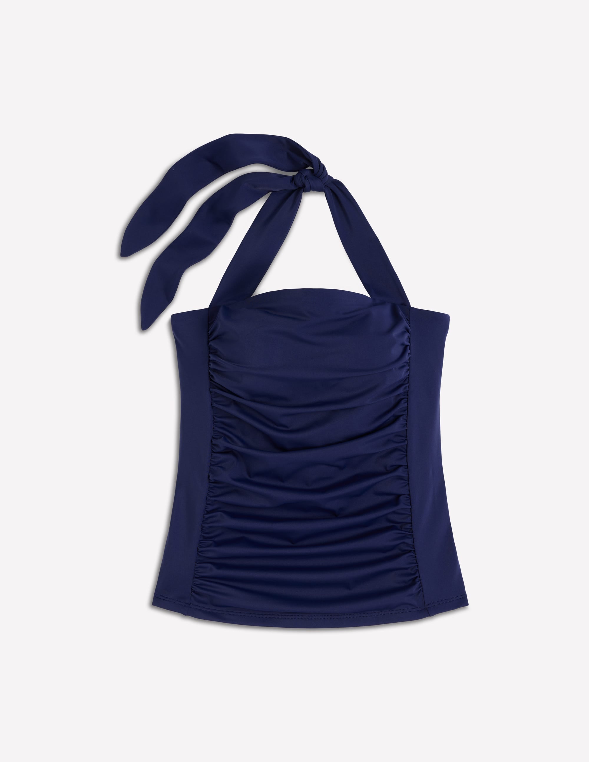 Kythira Ruched Tankini Top-Navy