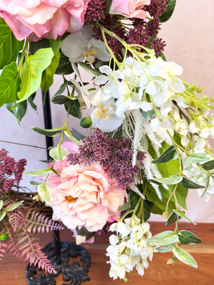 27" Morning Garden Wreath