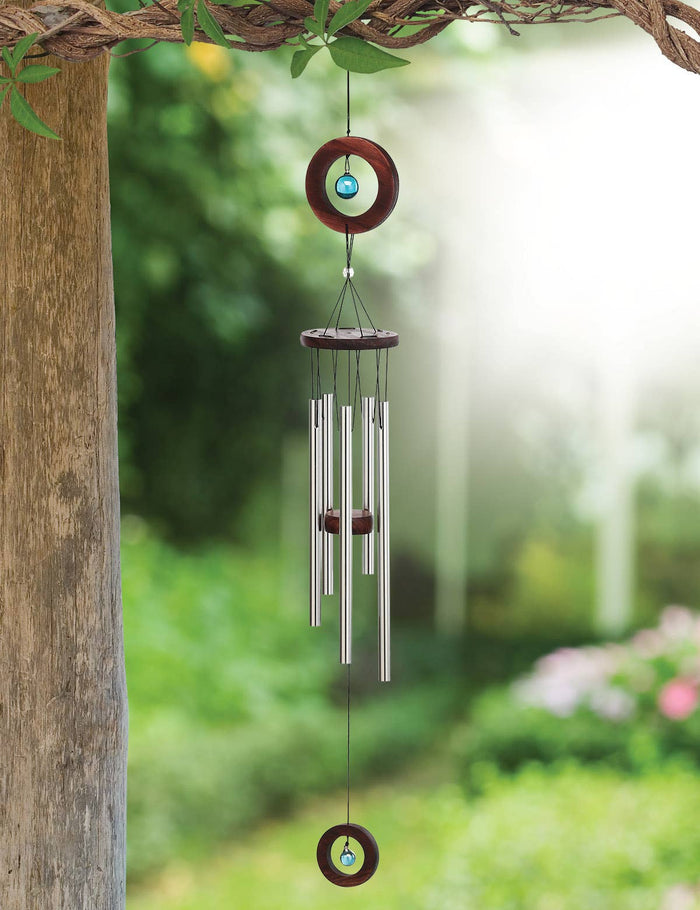 35" Circle Wind Chime Garden Decor
