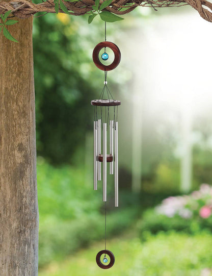 35" Circle Wind Chime Garden Decor