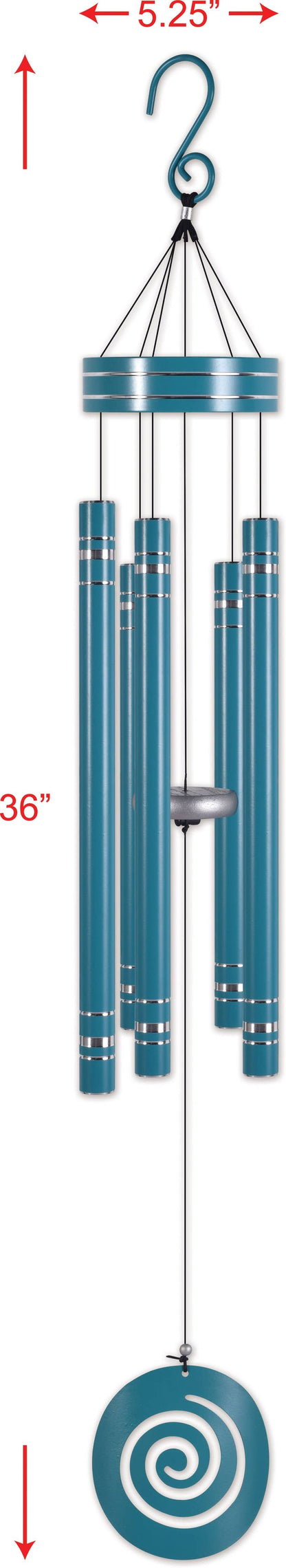36" Sea Breeze Wind Chime Garden Decor