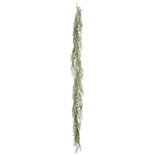 6' green pepperberry leaf garland outdoor safe for farmhouse home decor from Magnolias Home Decor