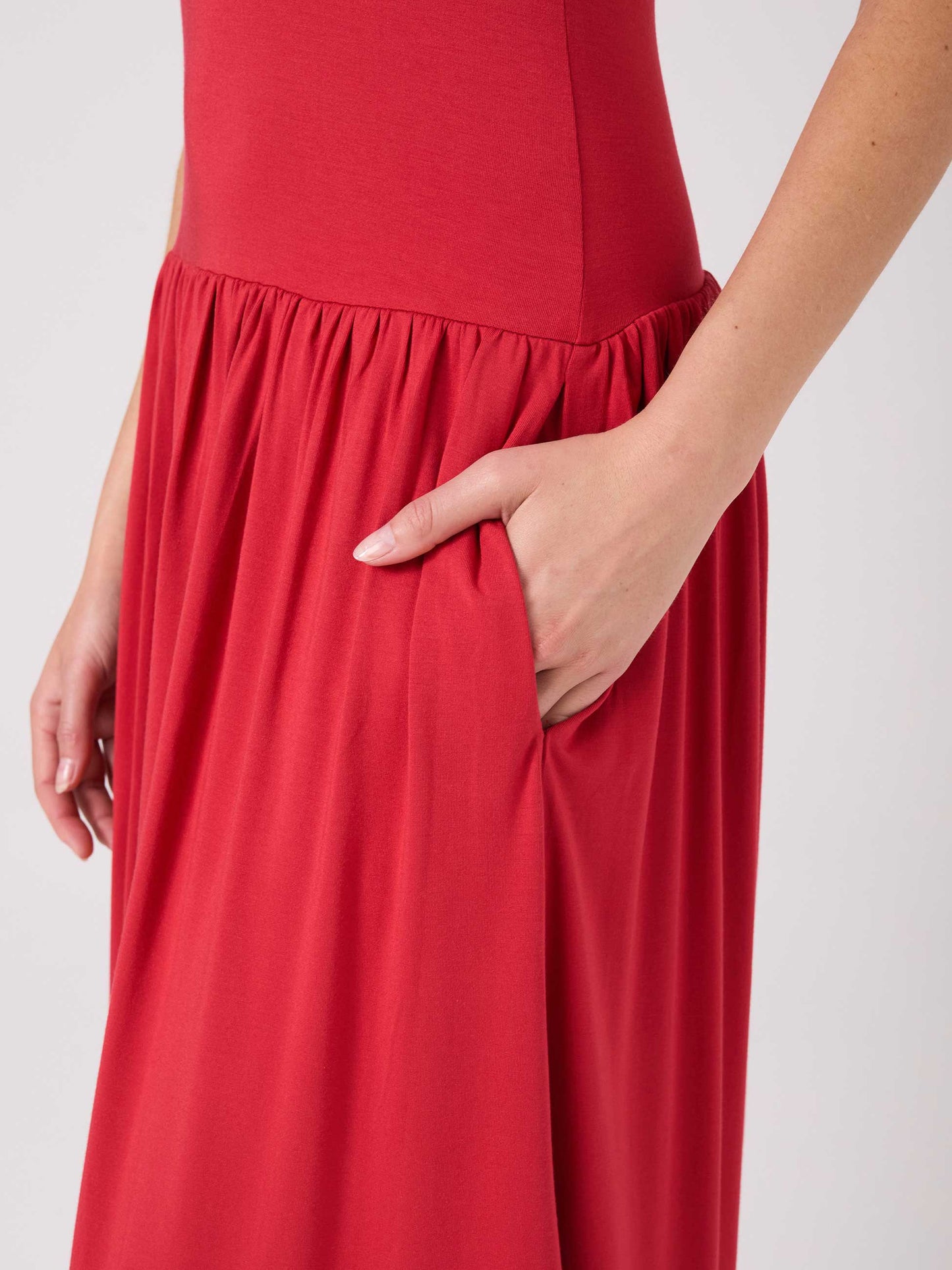 Eliza  Dress - Cherry