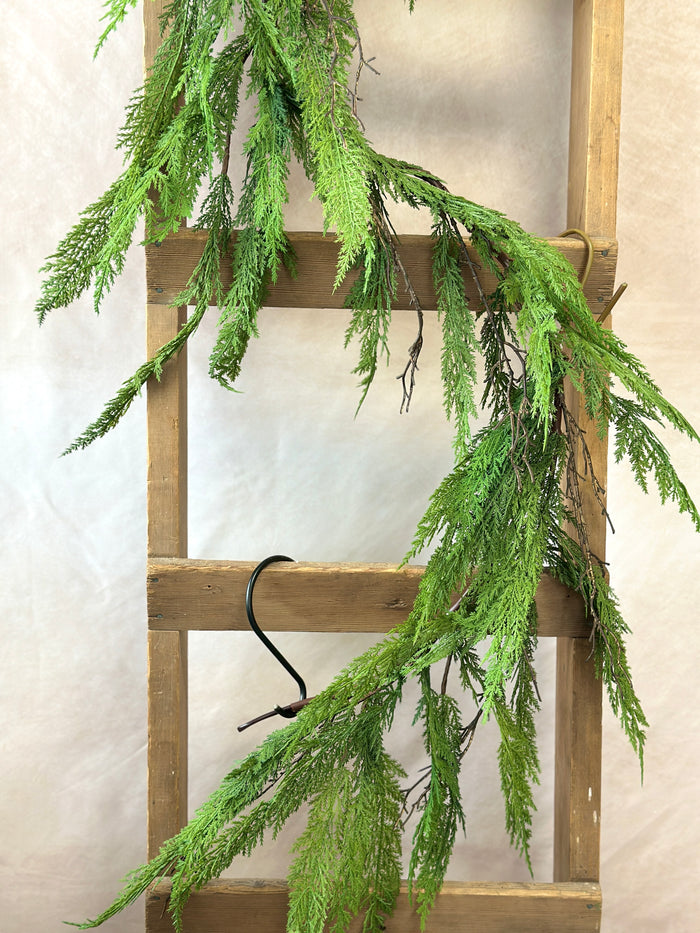 Winter cypress pine garland view 5 from Magnolias Home Decor