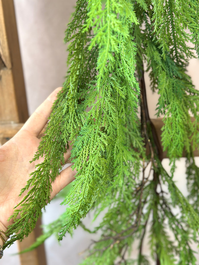 Winter cypress pine garland view 8 from Magnolias Home Decor