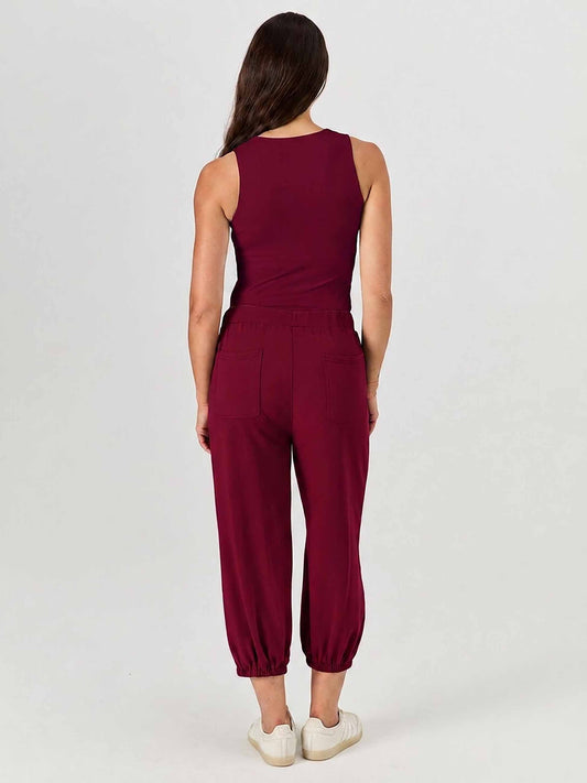 Dune Sweat Pant - Sangria