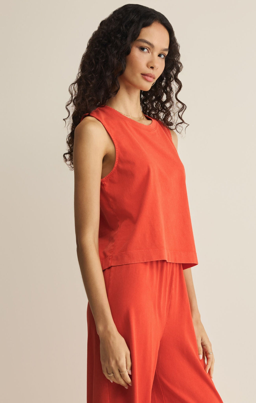 Sloane Jersey Muscle Tank
