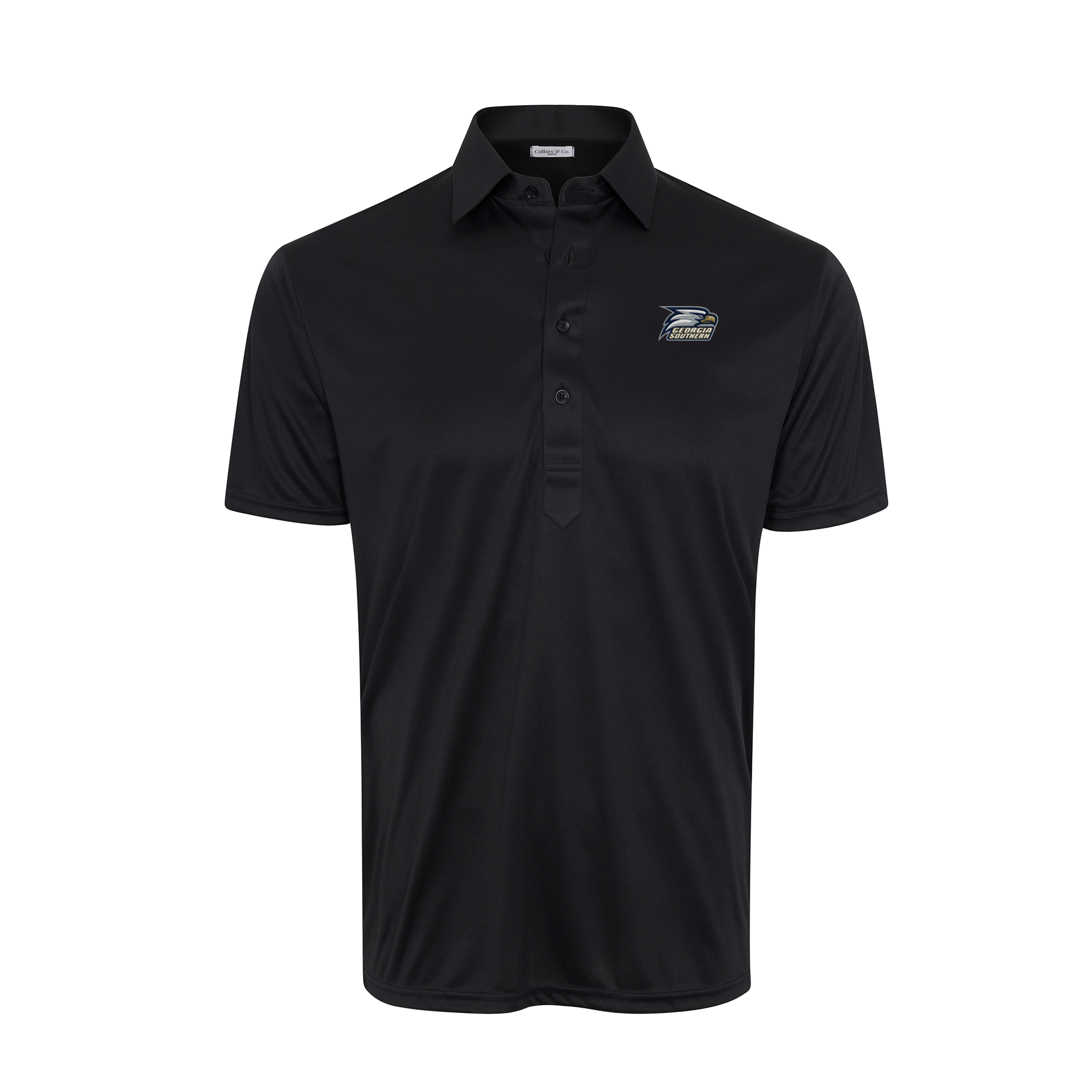 Georgia Southern Semi-Spread Collar Polo Black