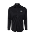 Georgia Southern Quattro Flex Dress Shirt with Semi-Spread Collar Black